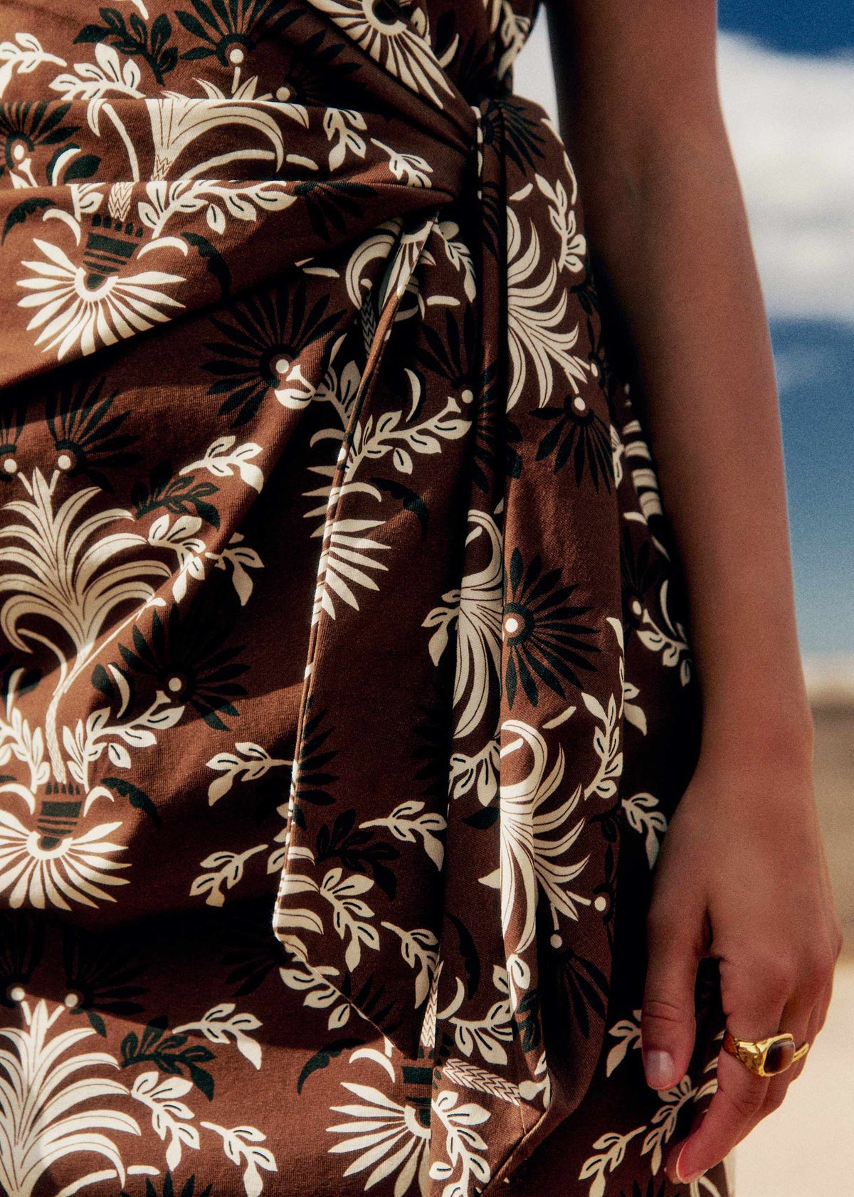 Robe Pippa - Sézane x Inoui Editions - Imprimé Mykonos
