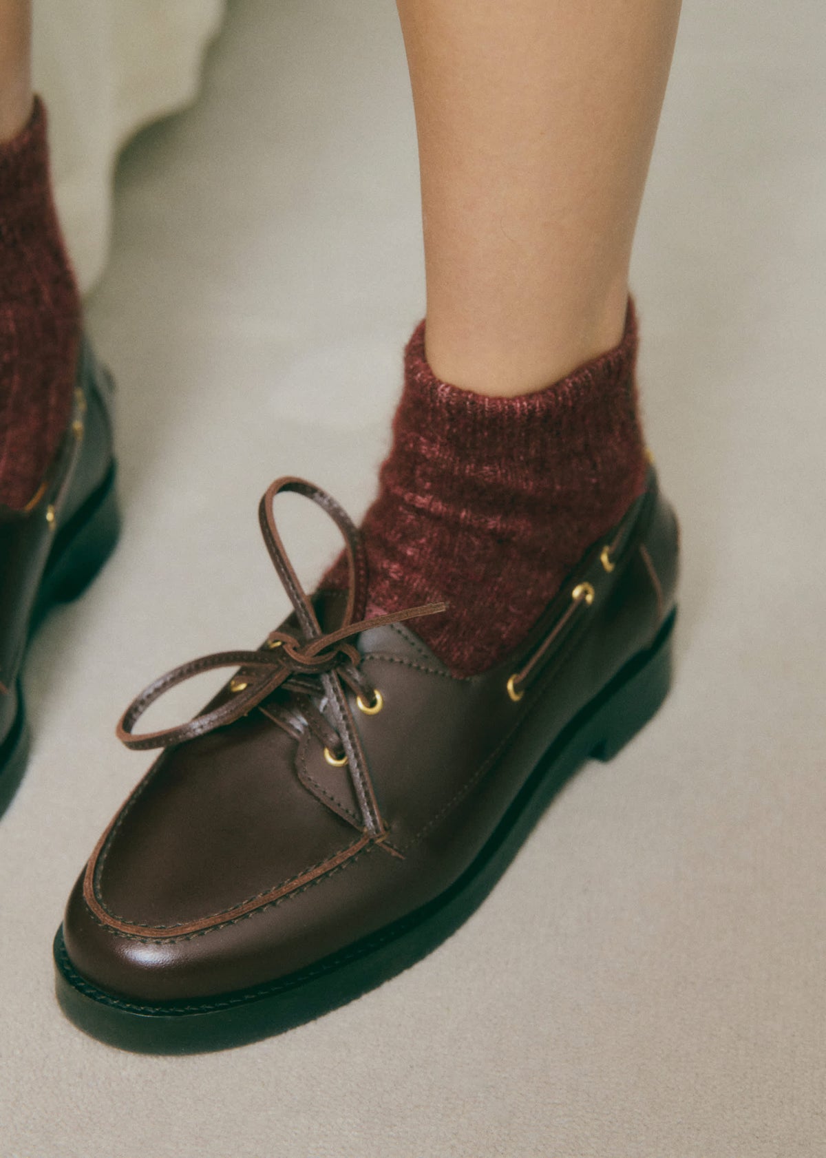 Chaussettes Mina Basse - Moka