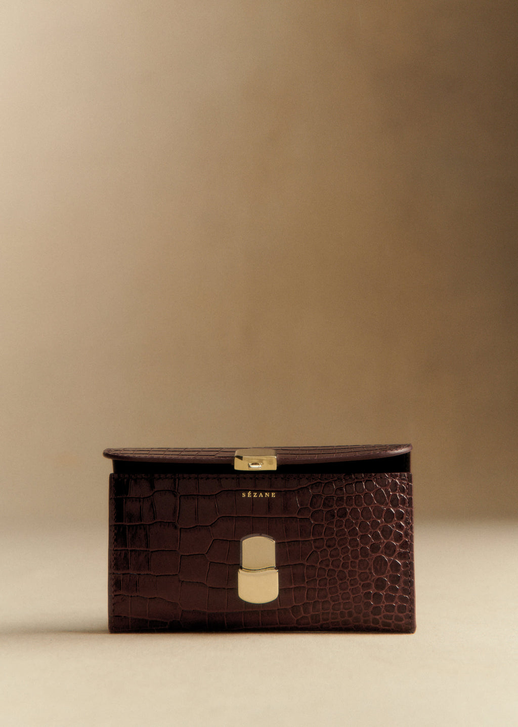 Portefeuille Grand Milo - Choco Croco