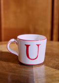 Tasse Tempo - Lettre U - Rouge