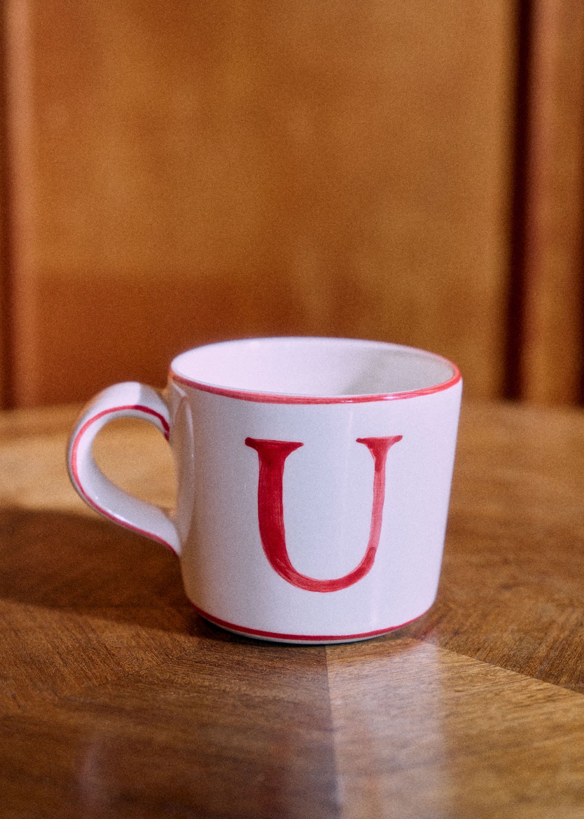 Tasse Tempo - Lettre U - Rouge