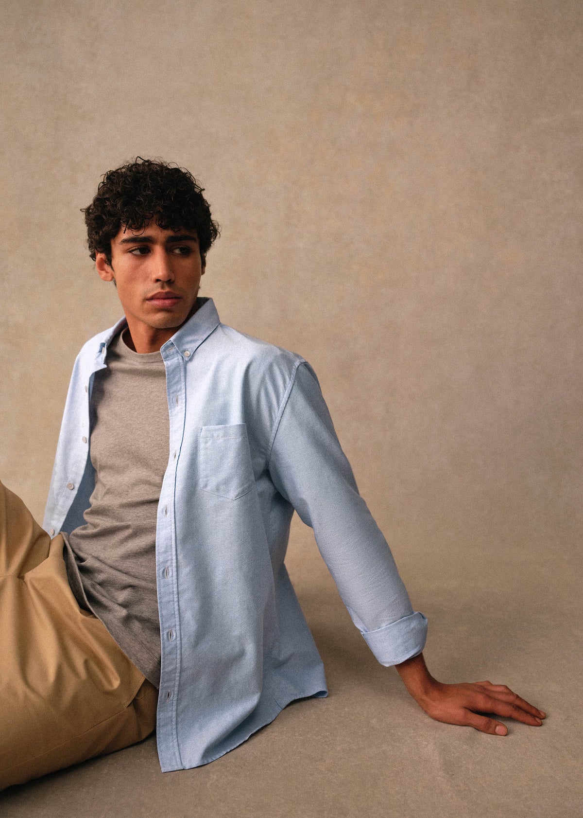 Chemise Charlie Oxford - Bleu Clair