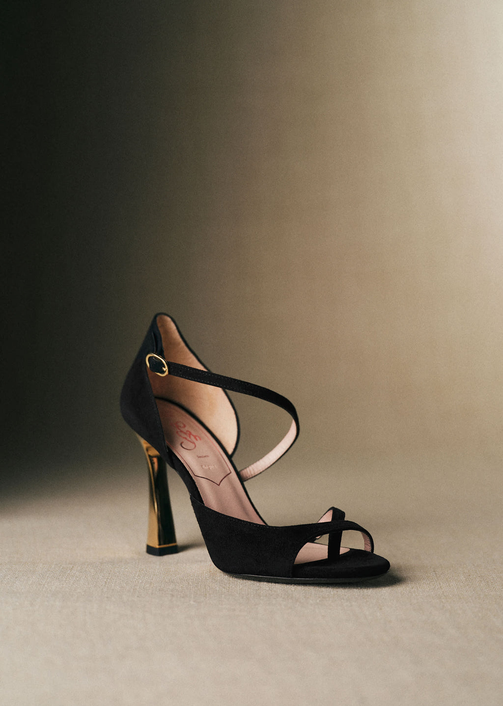 Sandales Brigitte - CFM Souliers x Editions Sézane - Velours Noir