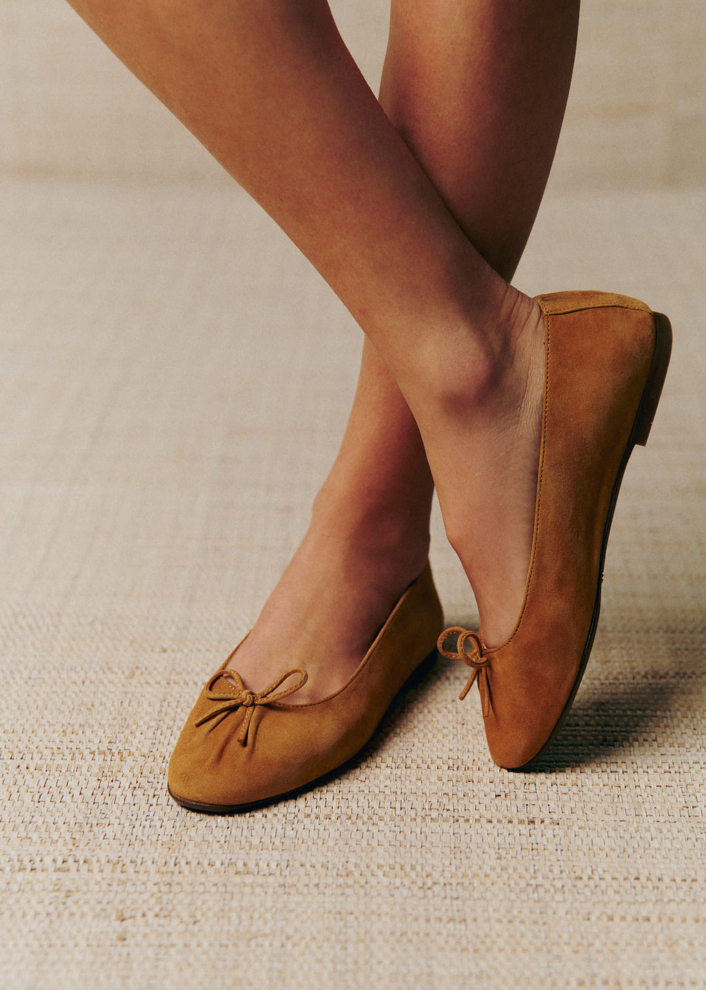 Ballerines Low Agathe - Noisette