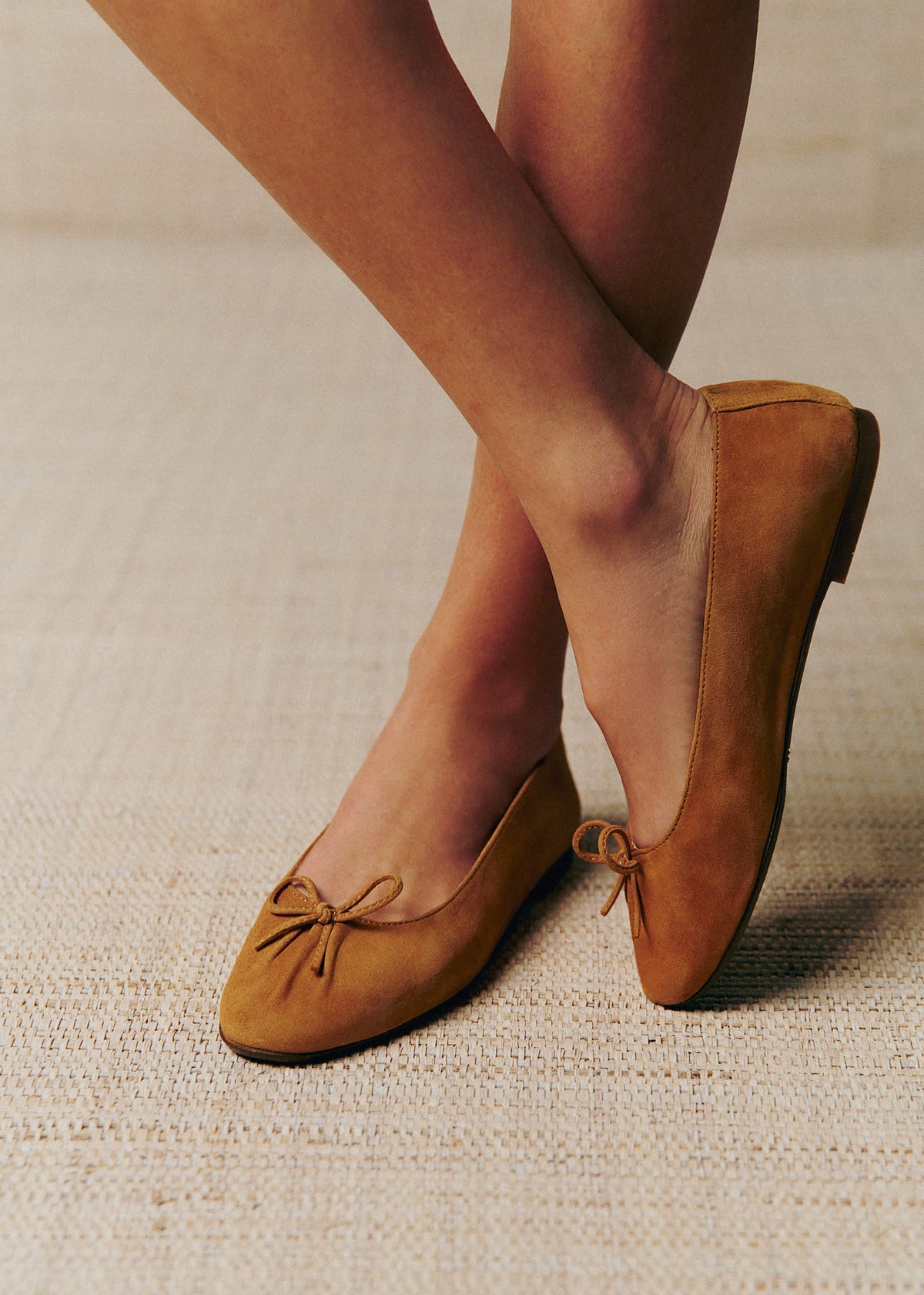 Ballerines Low Agathe - Noisette