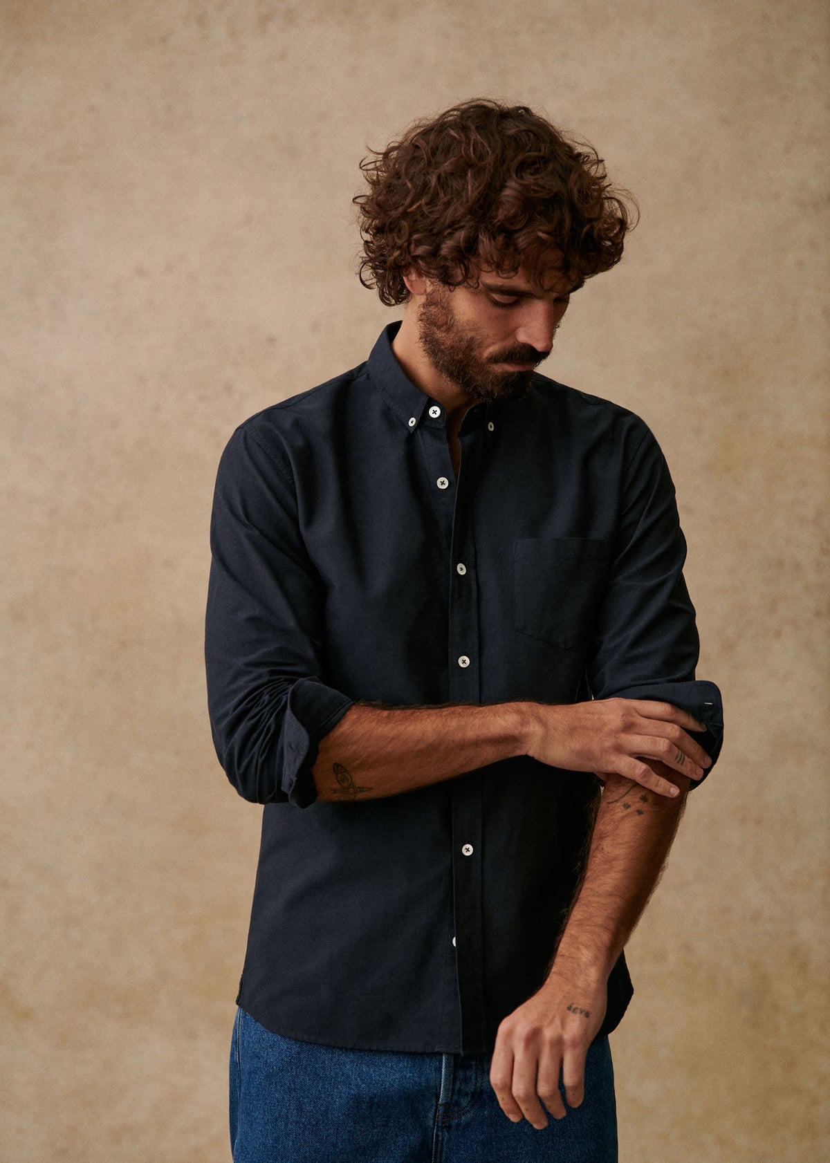 Chemise Charlie Oxford - Marine