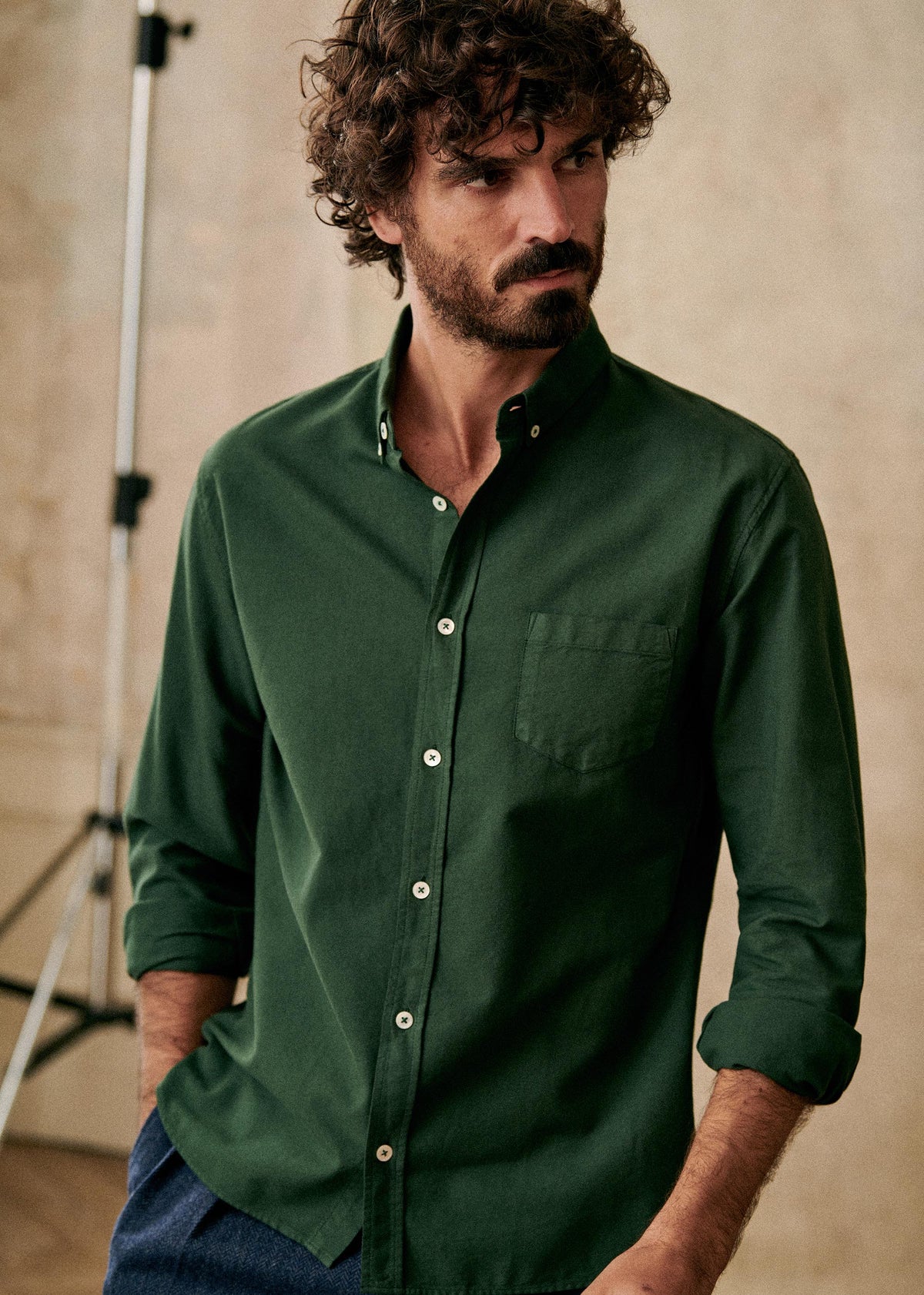 Chemise Charlie Oxford - Vert