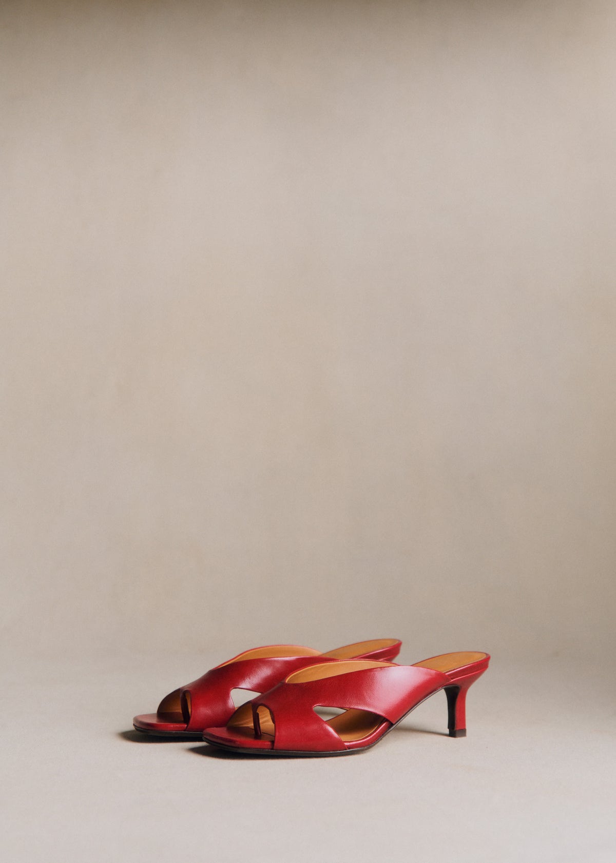 Mules Ingrid - Cerise Lisse