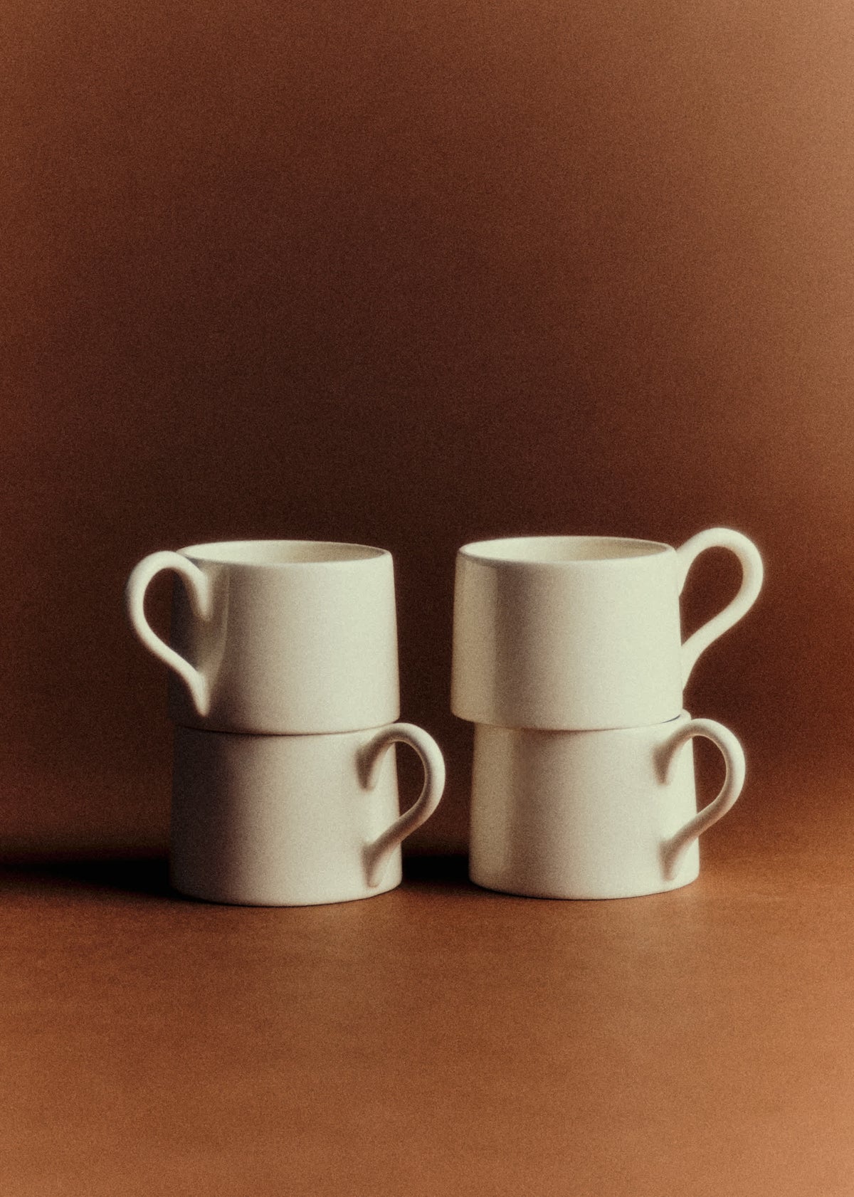 Coffret de 4 tasses expresso - Ecru