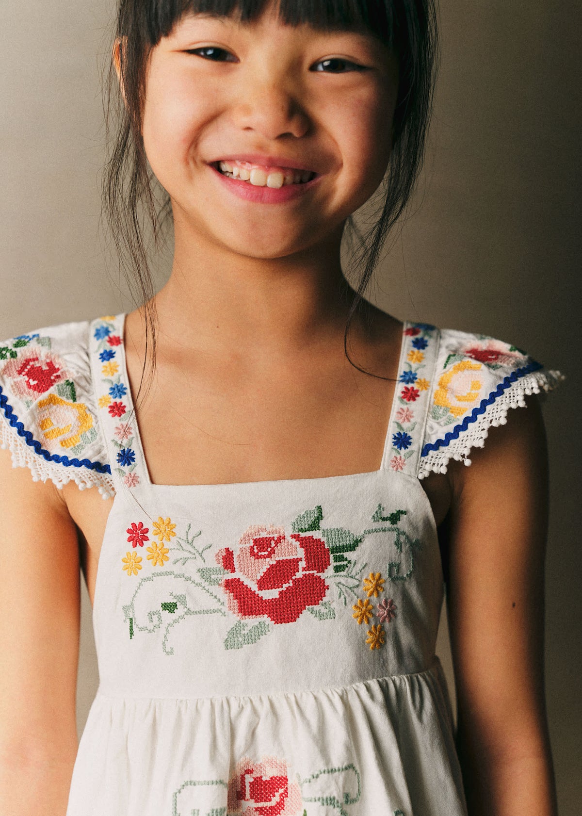 Robe Martha - Broderie Placée Spring