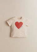 T-Shirt La Chamade - Crème / Rouge