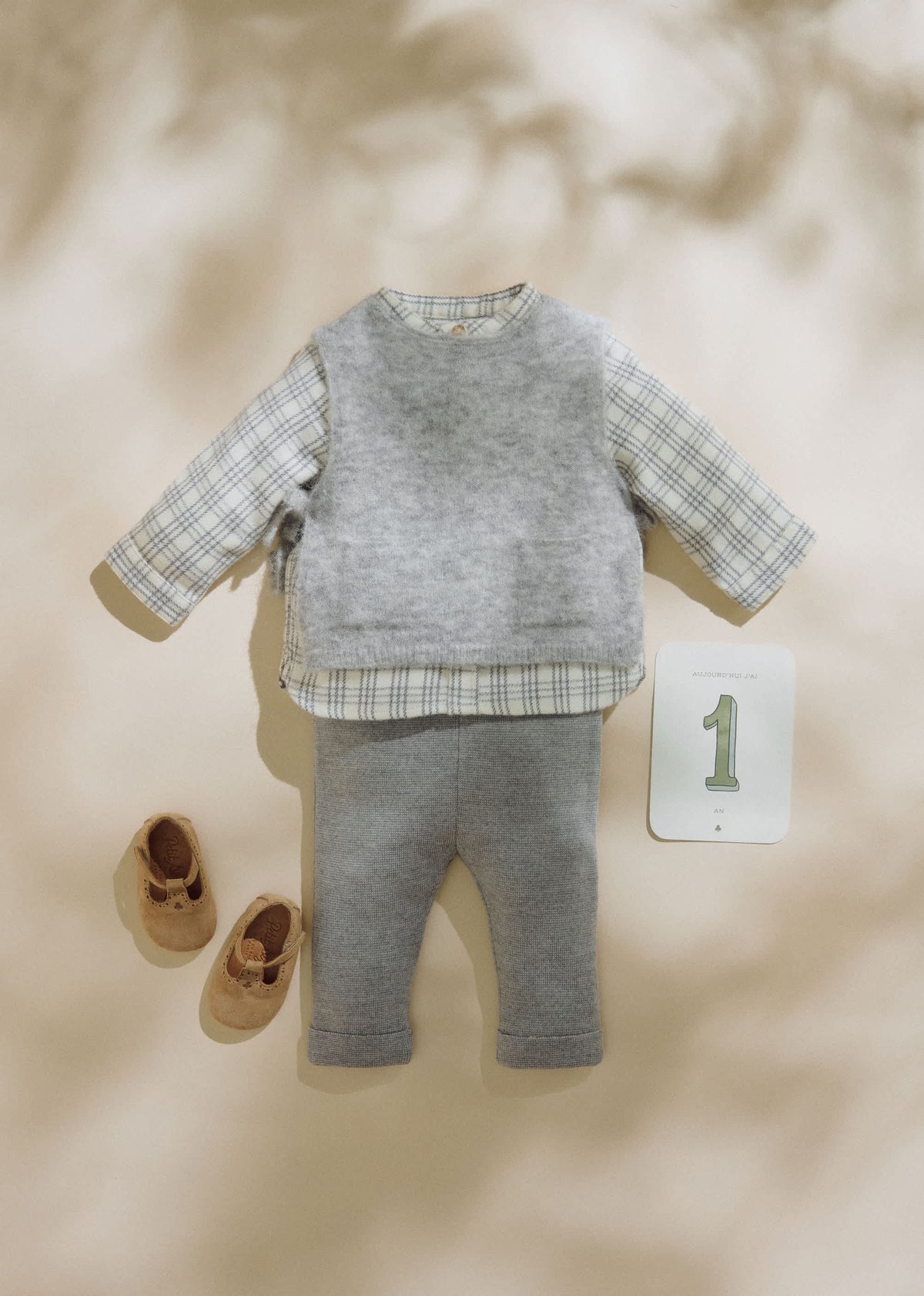 Pantalon Maille Boris - Gris Chiné