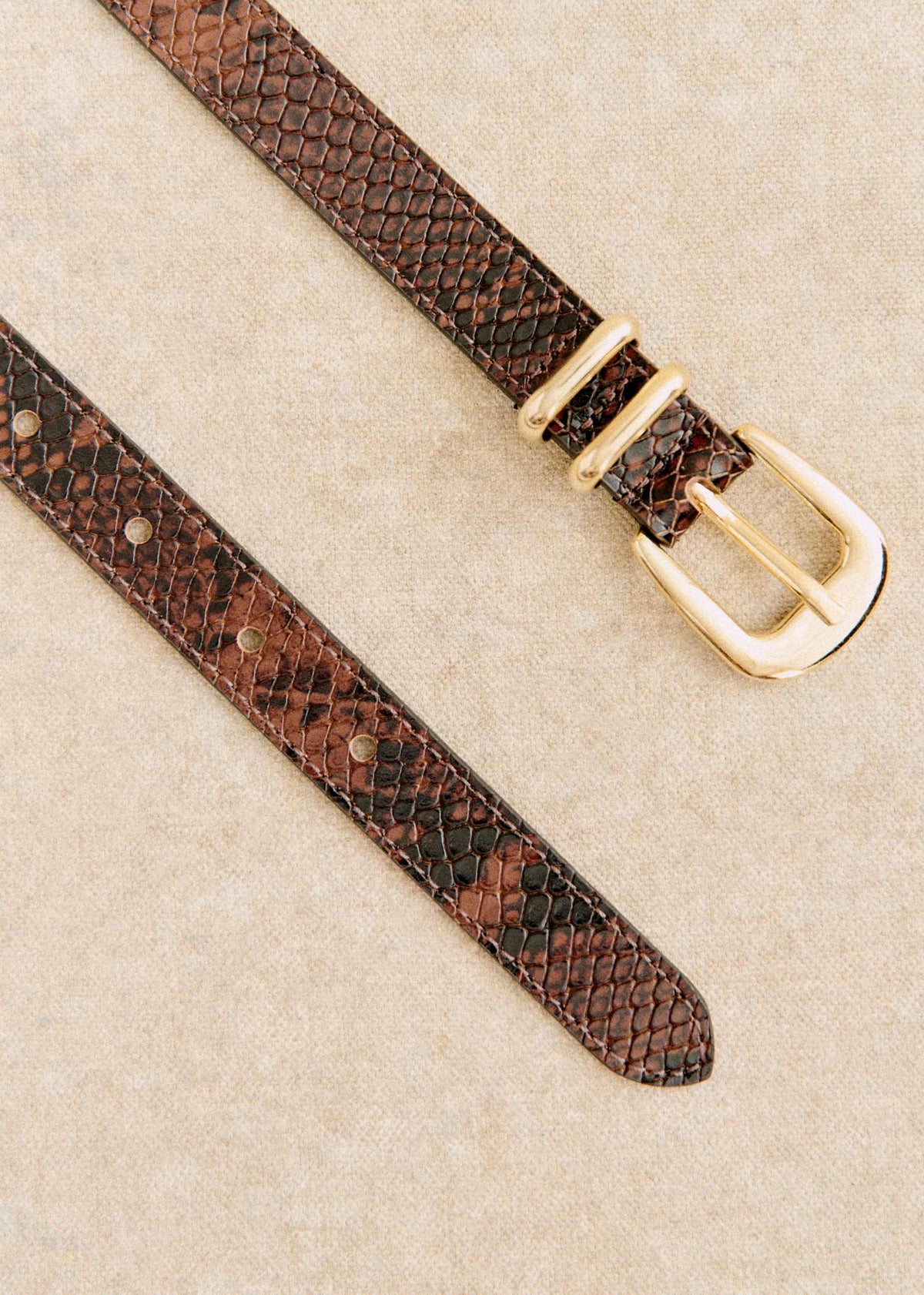 Ceinture Livie - Marron Python