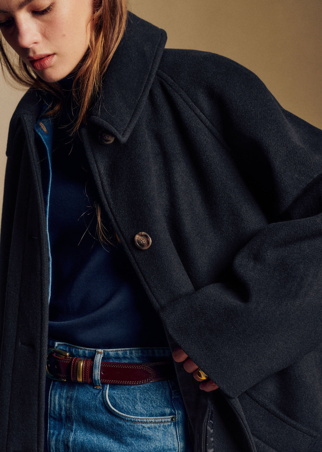 Manteau Clyde - Marine