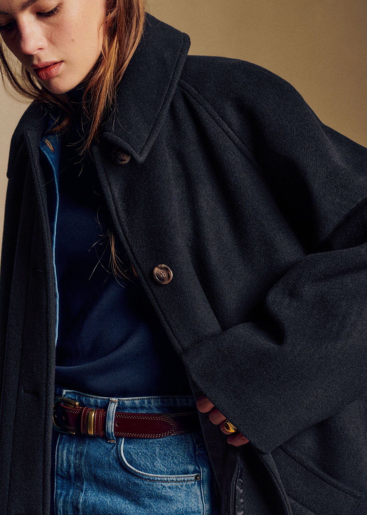 Manteau Clyde - Marine