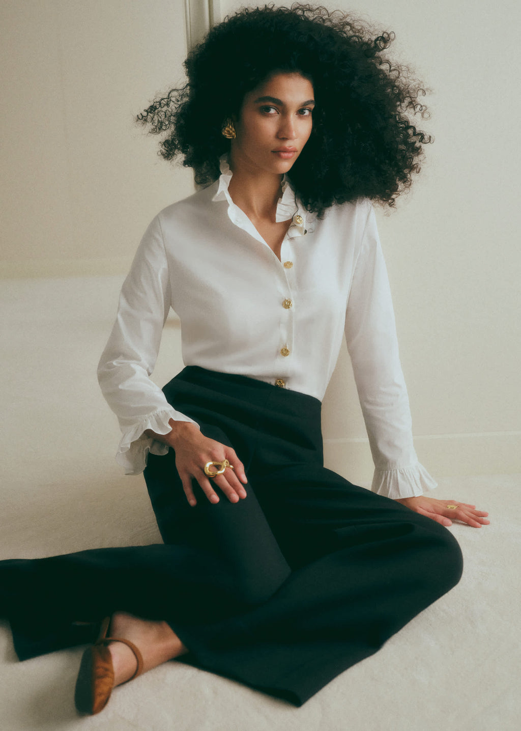 Chemise Erine - Ecru Doré