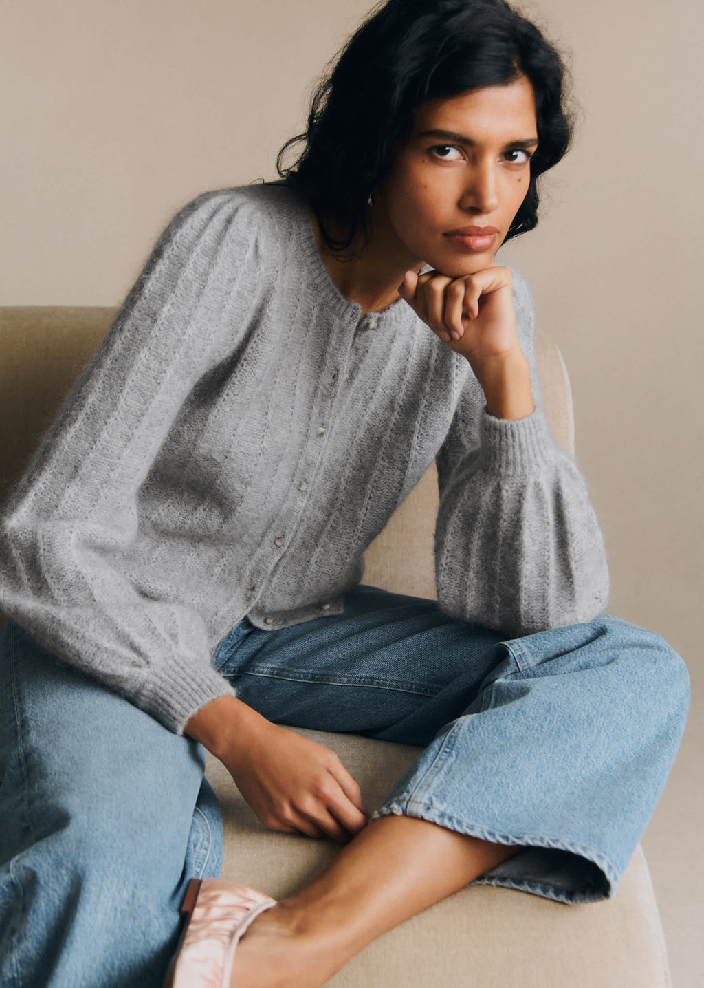 Gilet Amance - Gris Clair