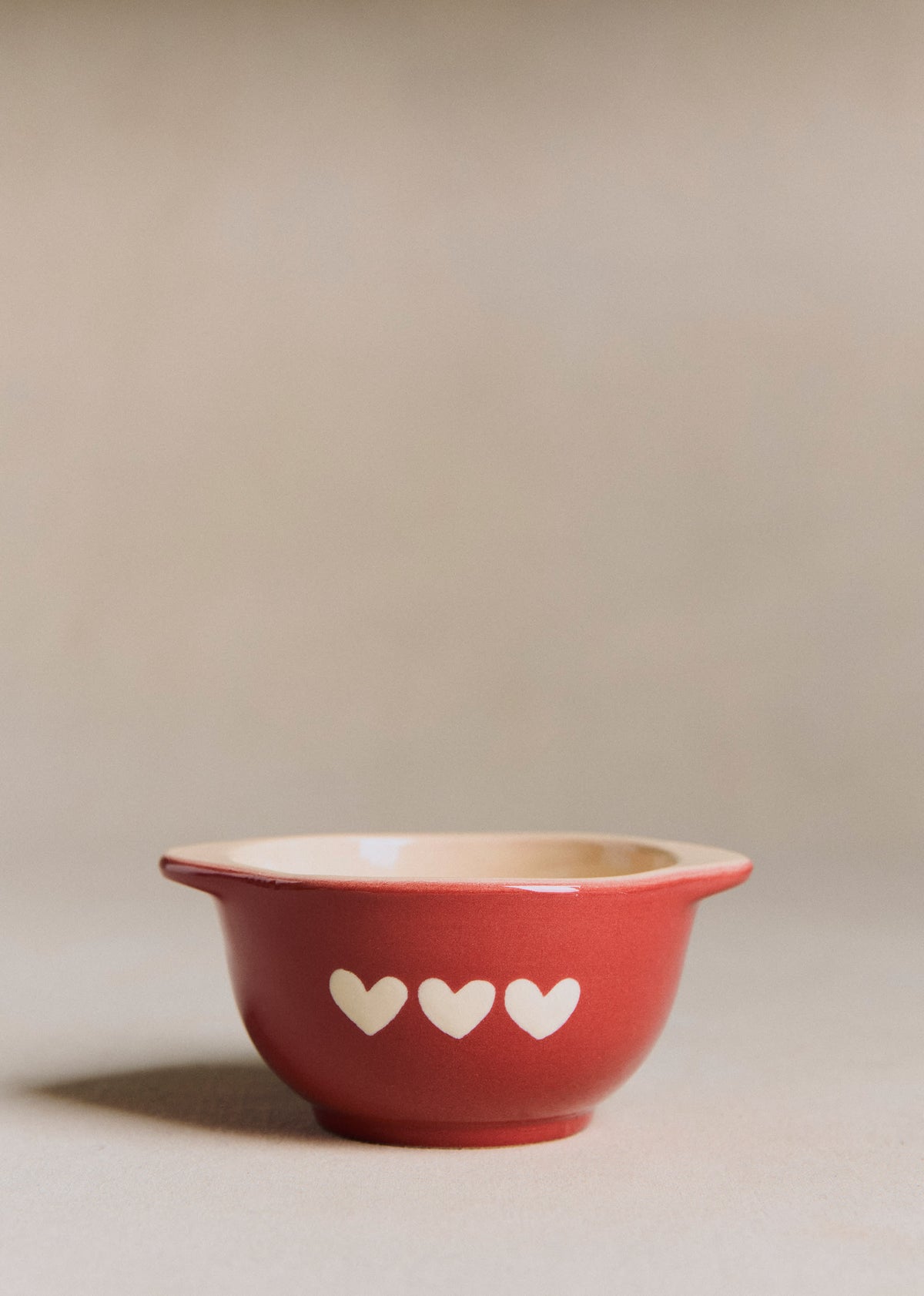 Bol petits coeurs - Sézane x Maison Roussot - Rouge