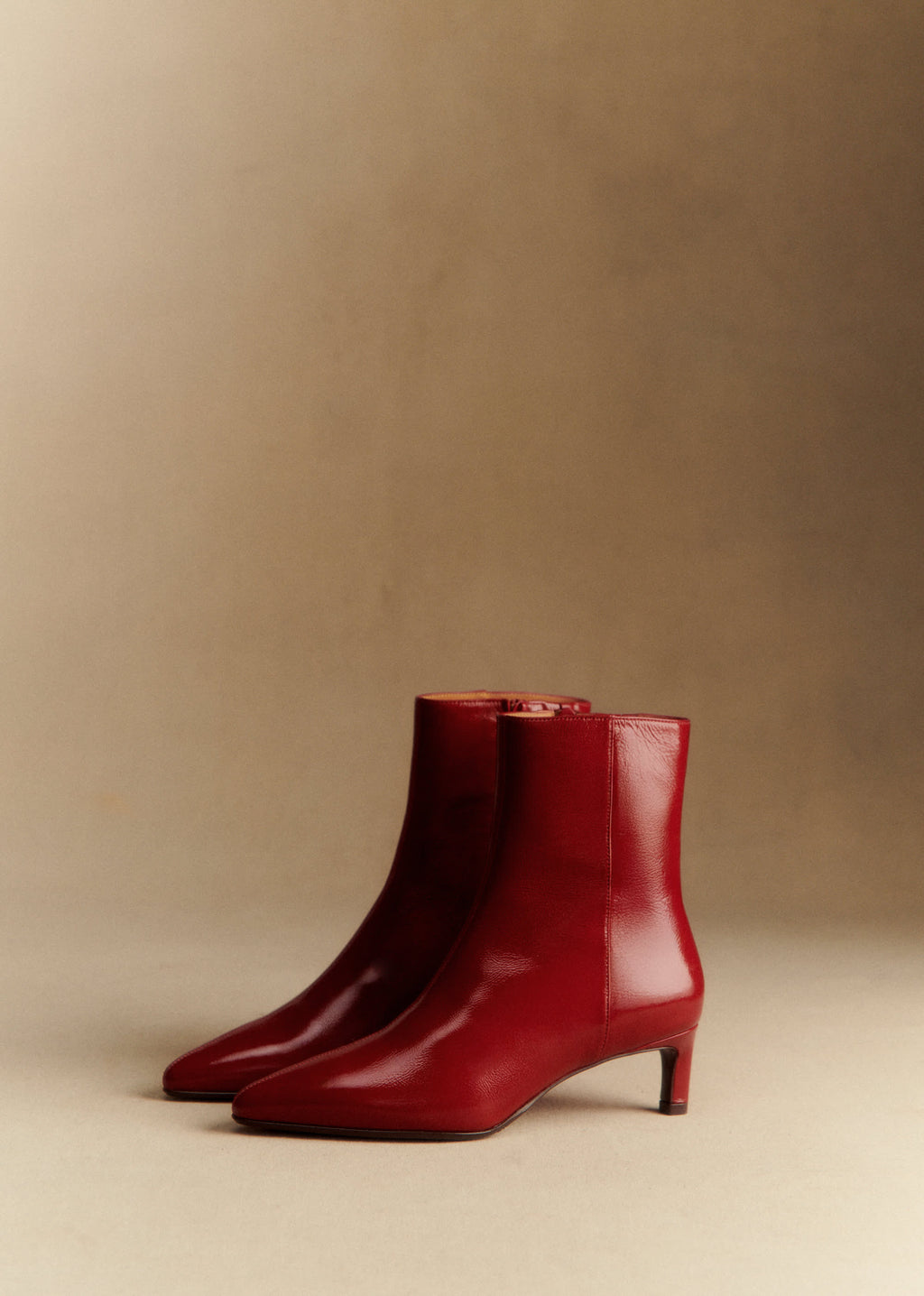 Bottines Garance - Rouge Vernis