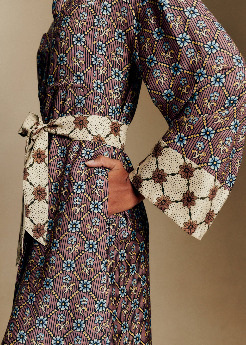 Robe Line - Sézane x Antoinette Poisson - Imprimé Coeur Garance