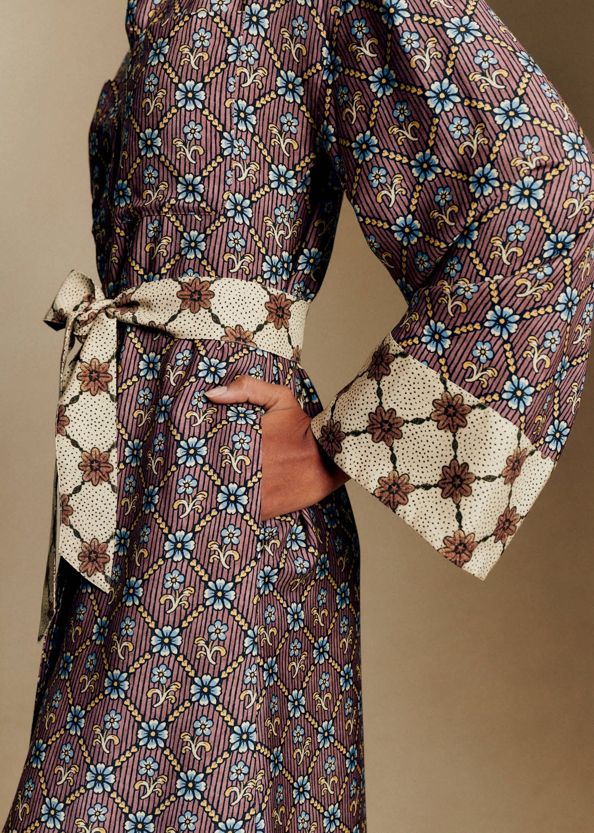 Robe Line - Sézane x Antoinette Poisson - Imprimé Coeur Garance