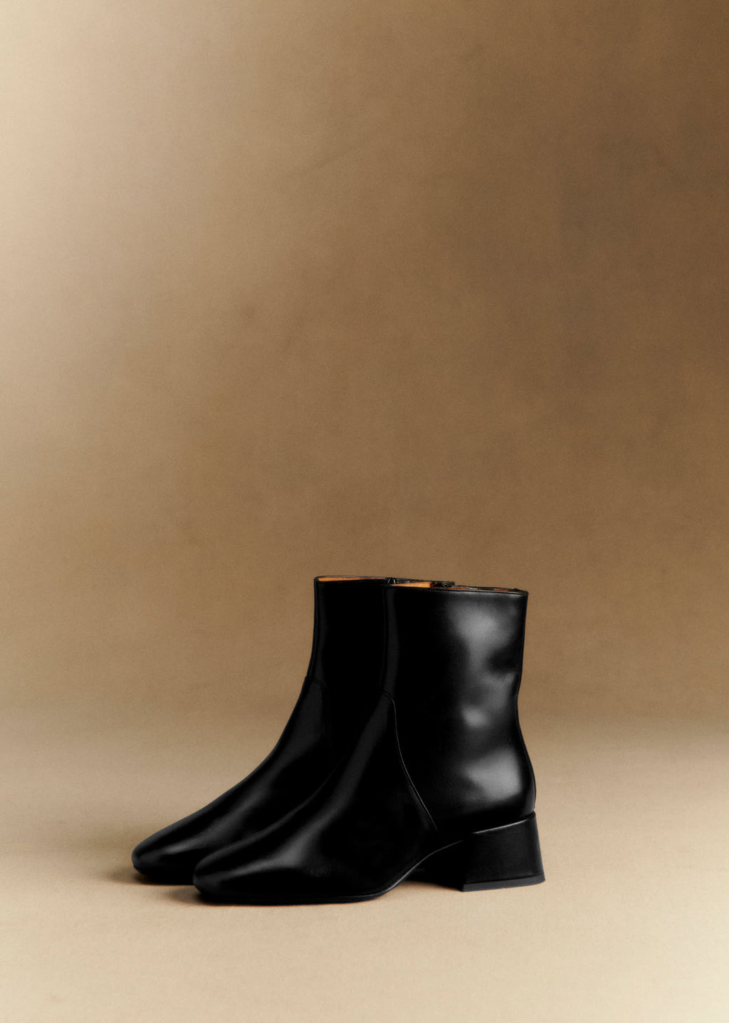 Bottines Low Paulette - Noir Glacé