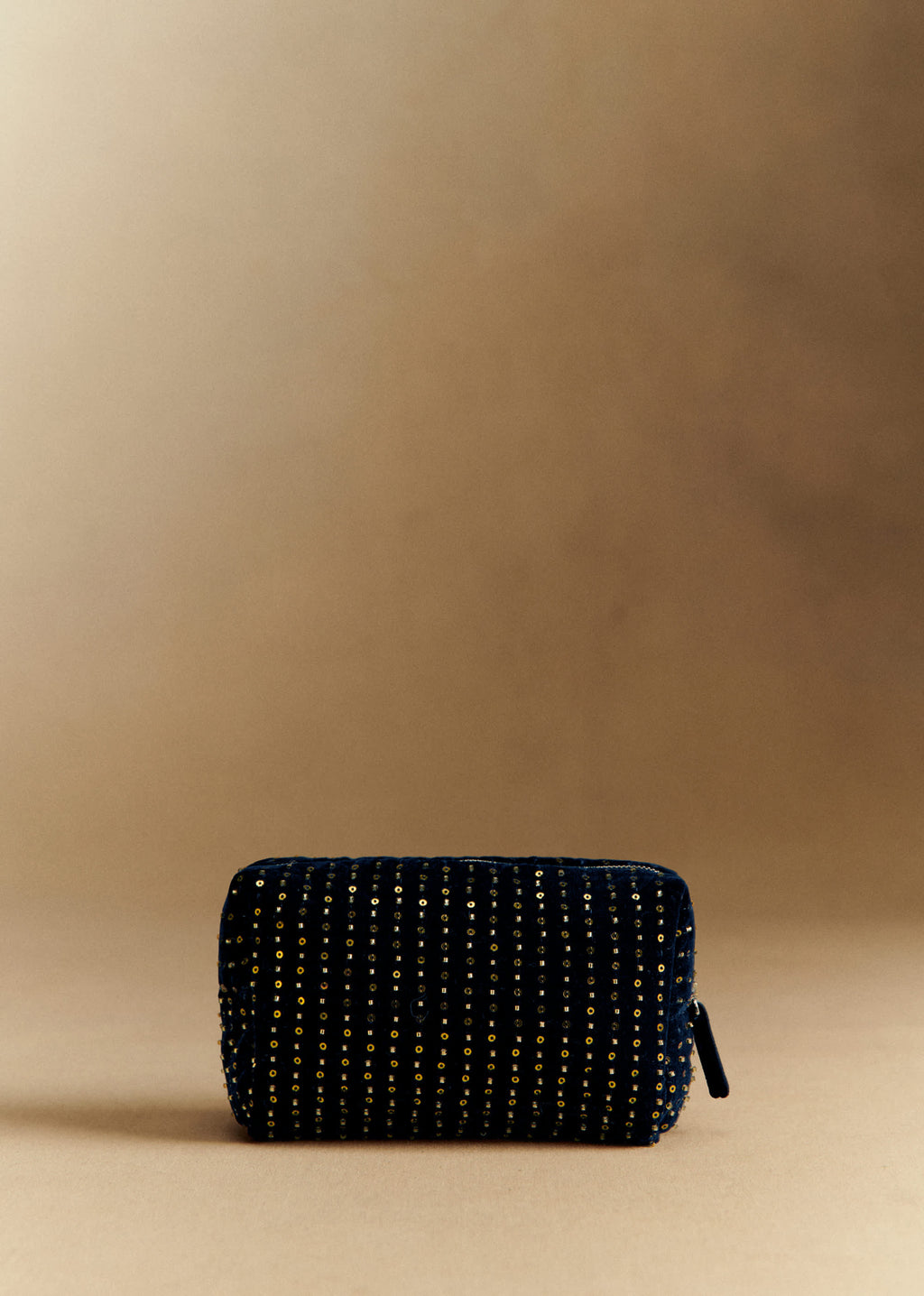 Trousse de beauté sequins - Bleu Nuit