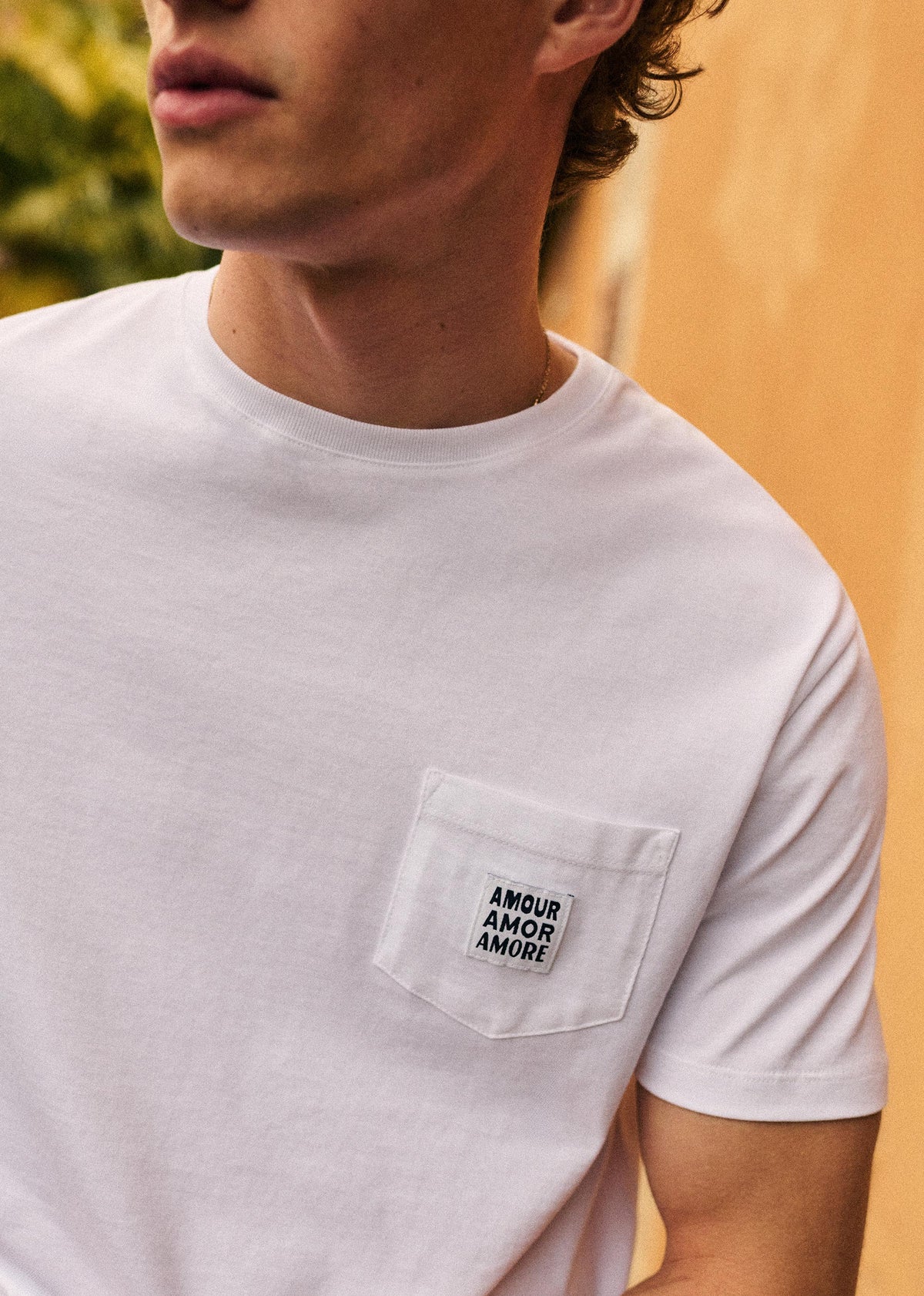 T-Shirt Amour Amor Amore - Blanc