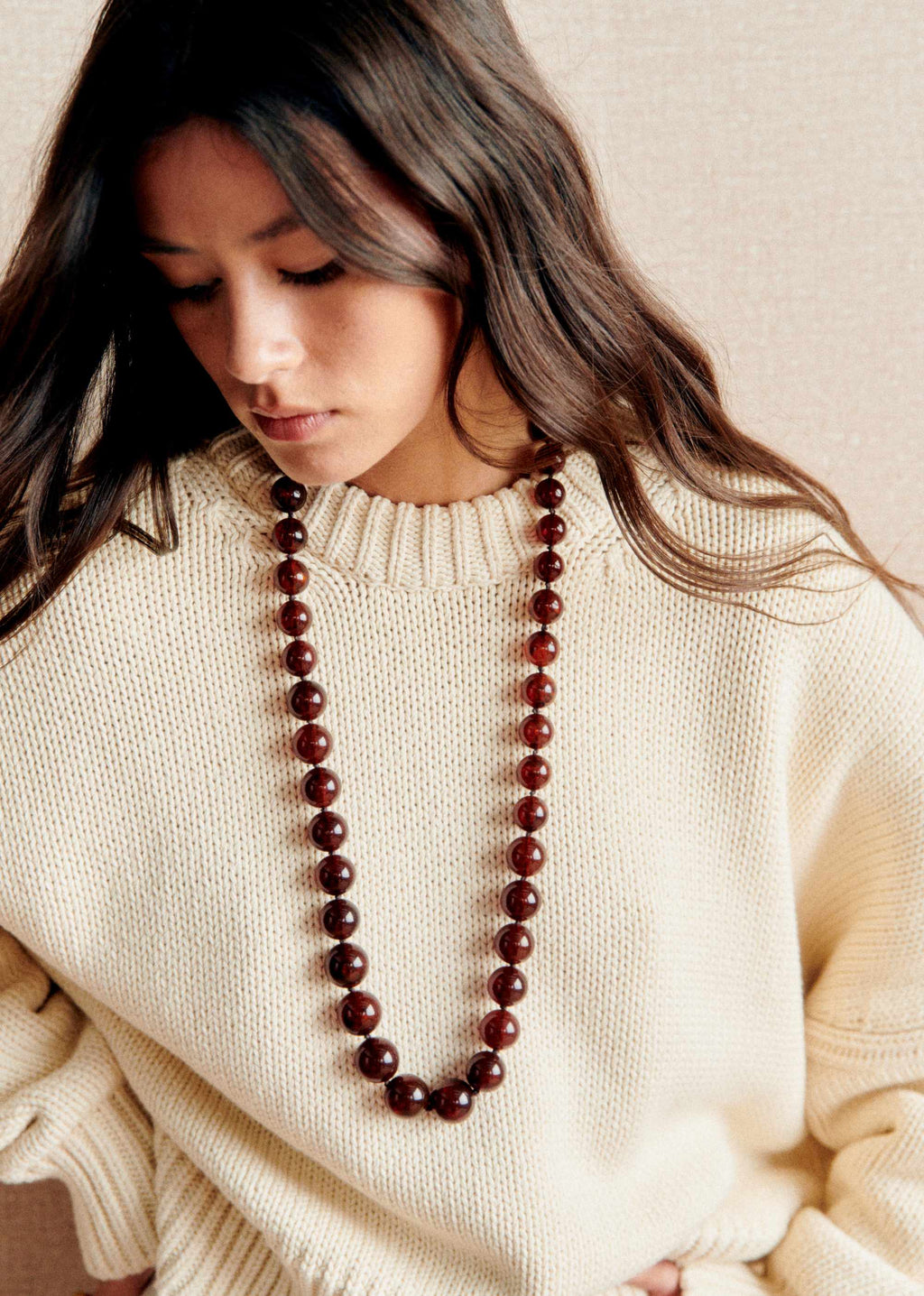 Collier Greta - Brun