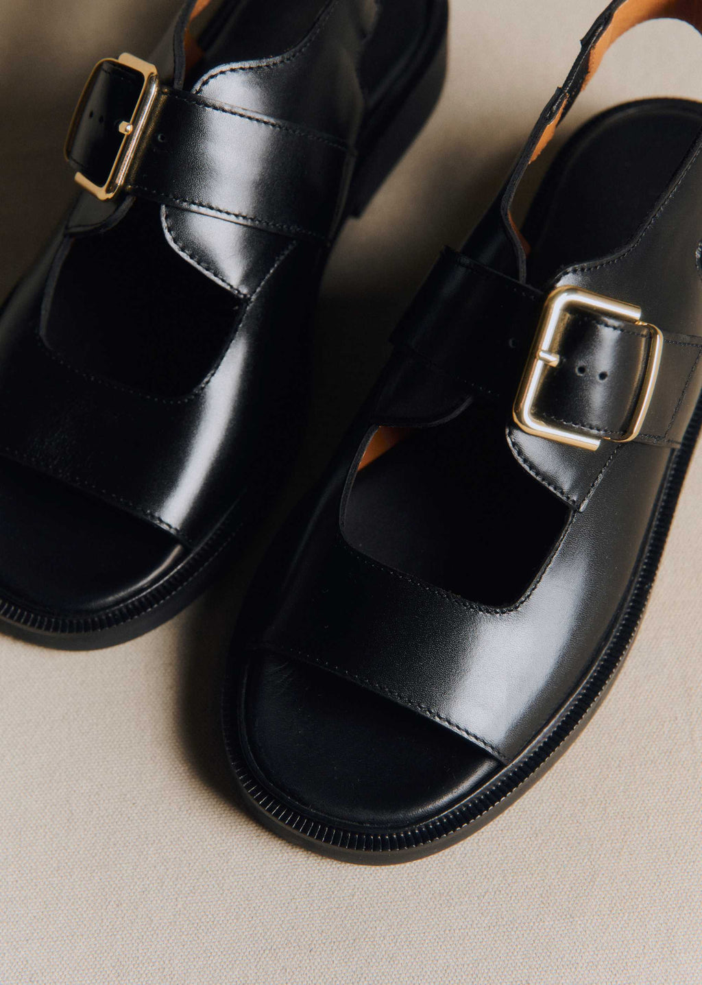 Sandales Low Hector - Noir Glacé