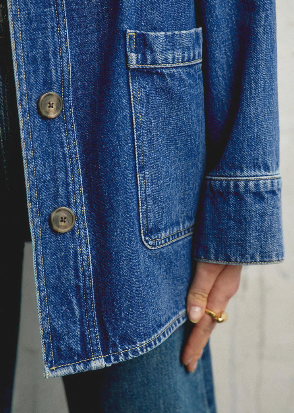 Veste Gabin - Bleu Denim