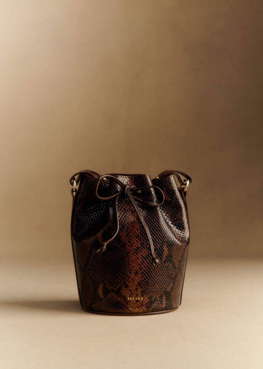 Bourse Mini Farrow - Marron Python