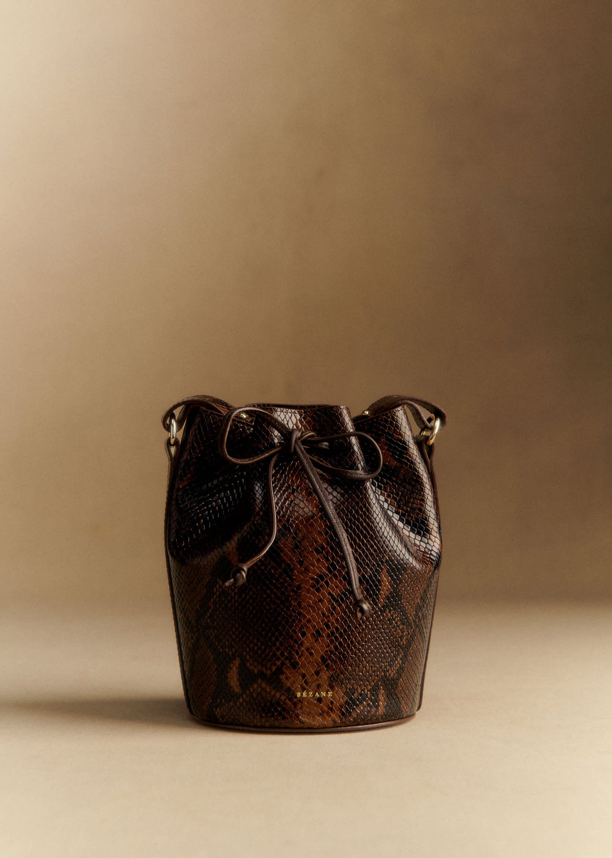 Bourse Mini Farrow - Marron Python
