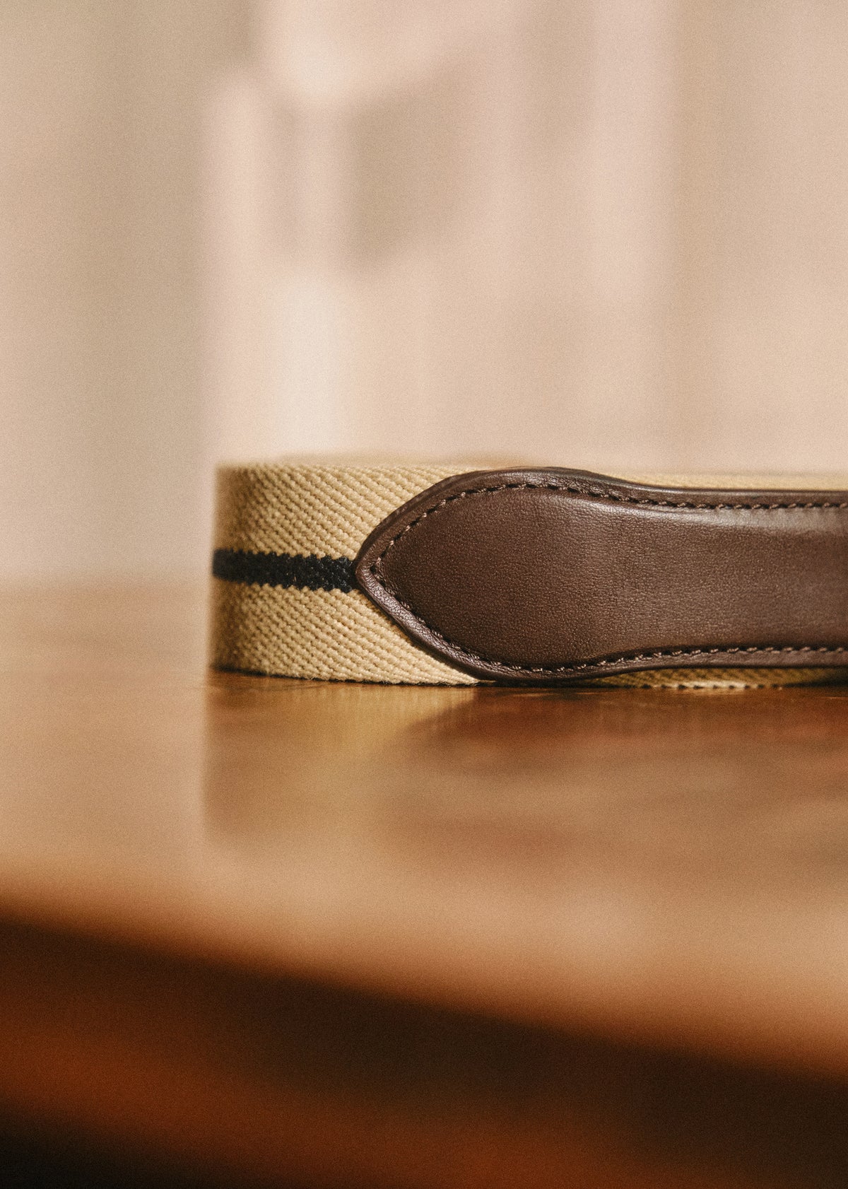 Ceinture Inaro - Beige Rayure Marine
