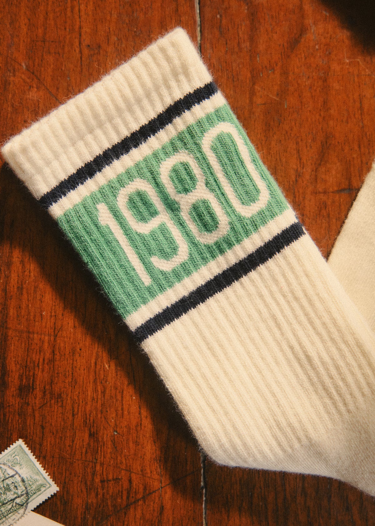 Chaussettes 1980 - Écru
