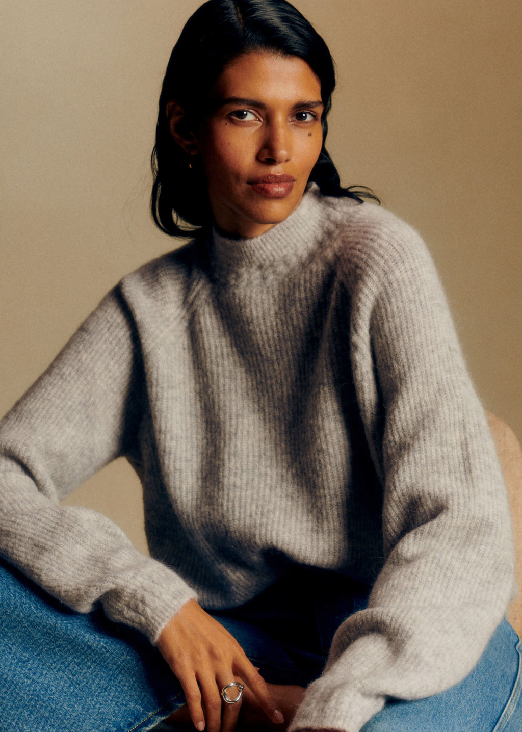 Pull Otis - Gris Chiné Clair