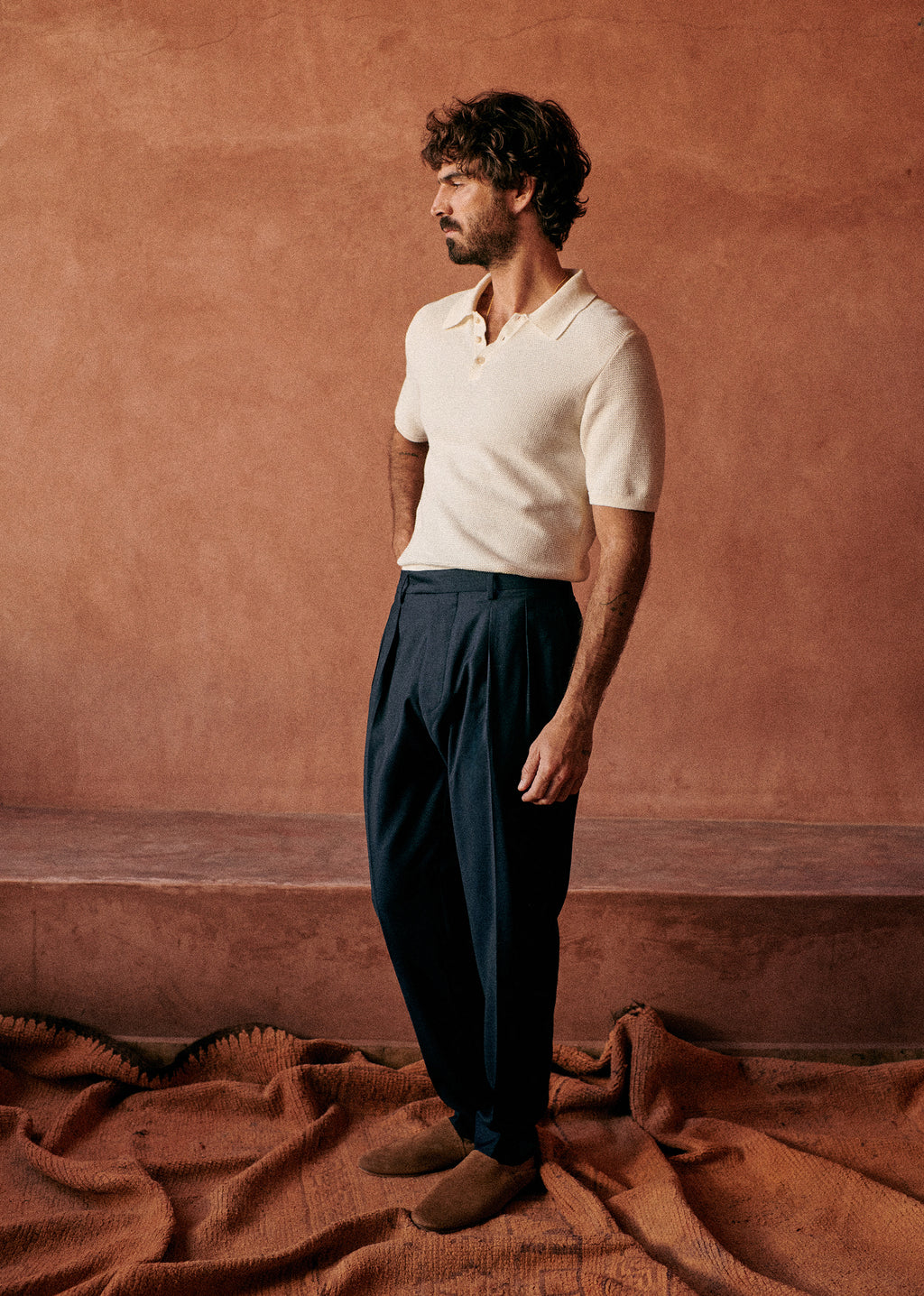 Polo Maille Simeone - Blanc