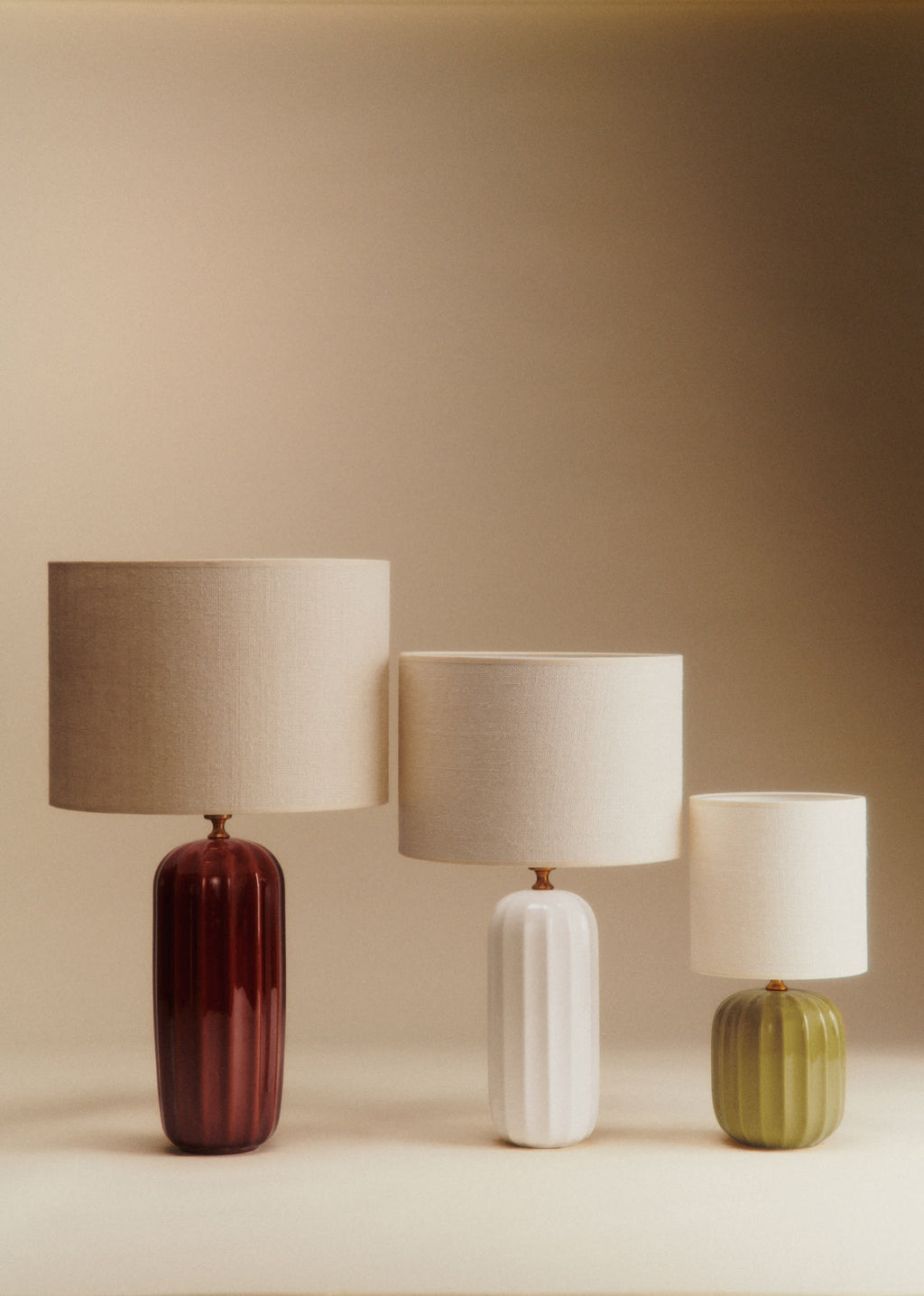 Lampe Traviata - écru - Abat-jour Dolce - Jute Écru