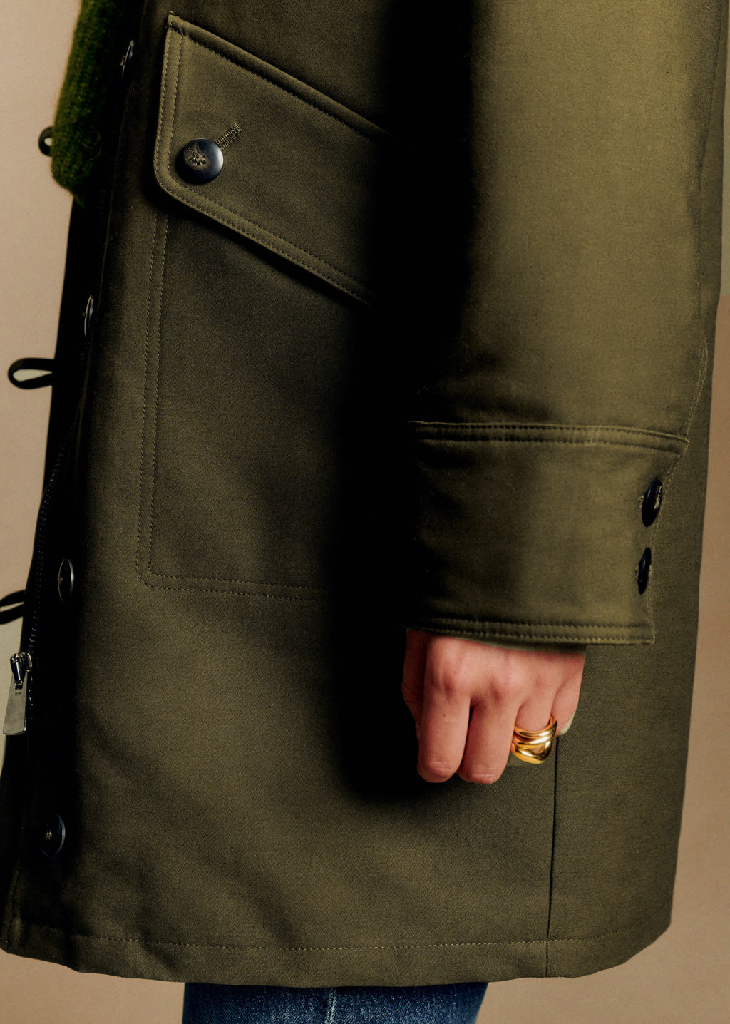 Manteau Bill - Kaki