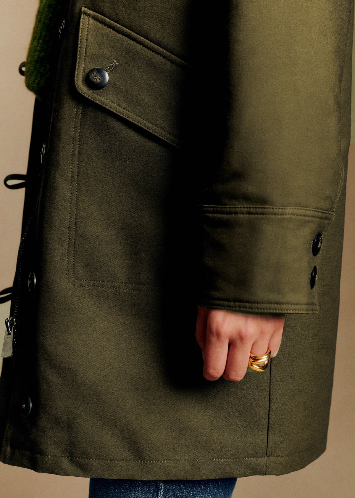Manteau Bill - Kaki