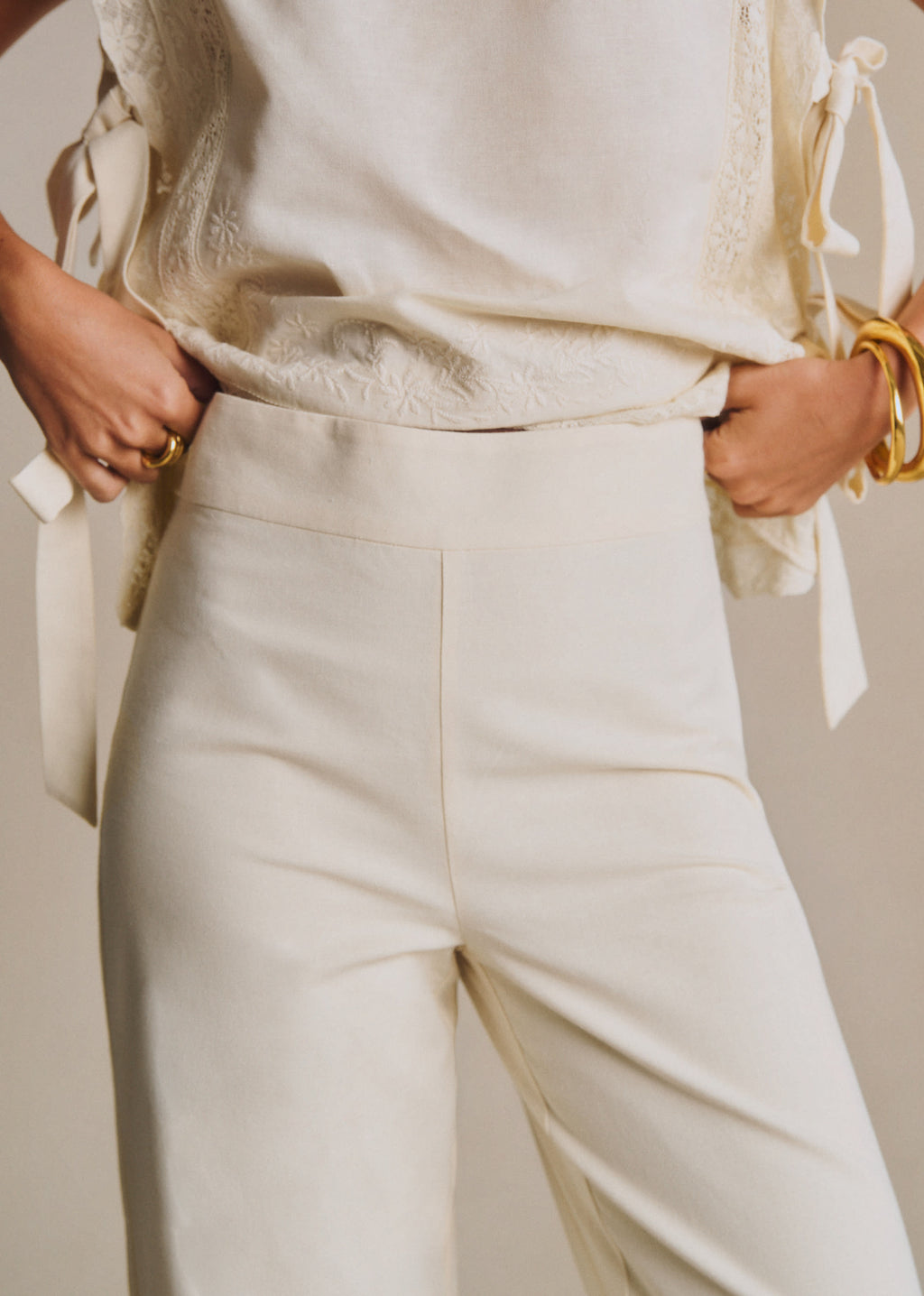 Pantalon Fausto - Ecru