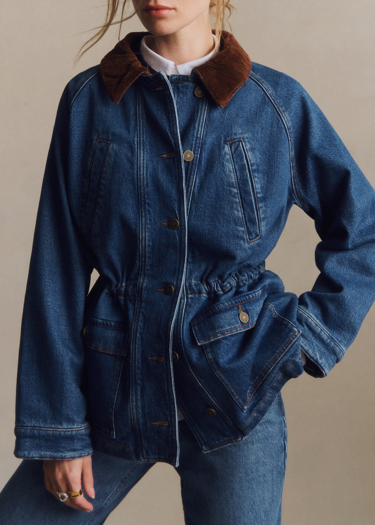 Manteau Edgard - Bleu Denim
