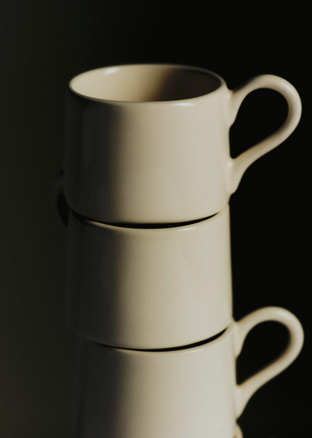 Coffret de 4 tasses expresso - Ecru