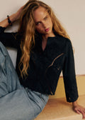 Chemise Alycia - Broderie Placée Noire