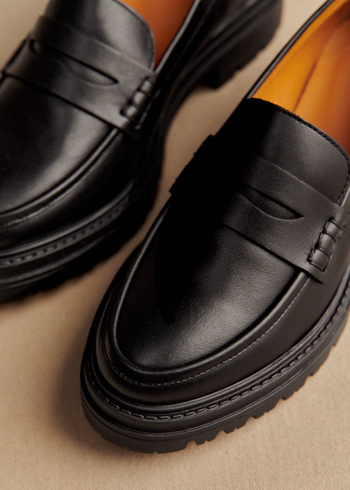 Mocassins Albane - Noir Lisse