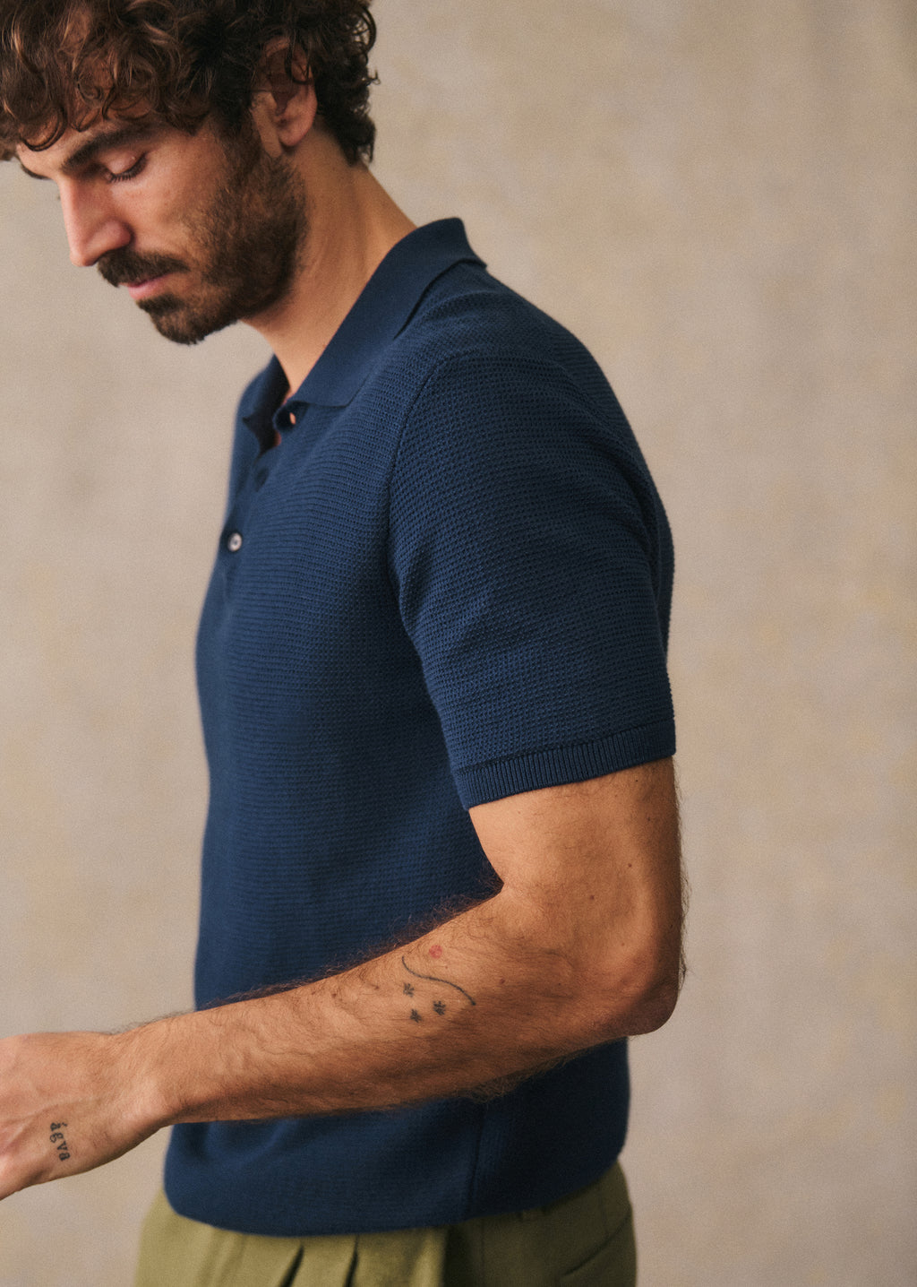 Polo Maille Simeone - Marine