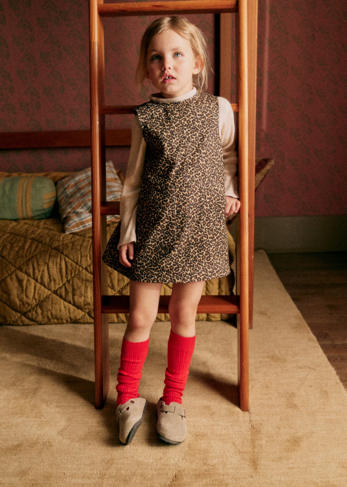 Robe Alexia - Léopard Beige