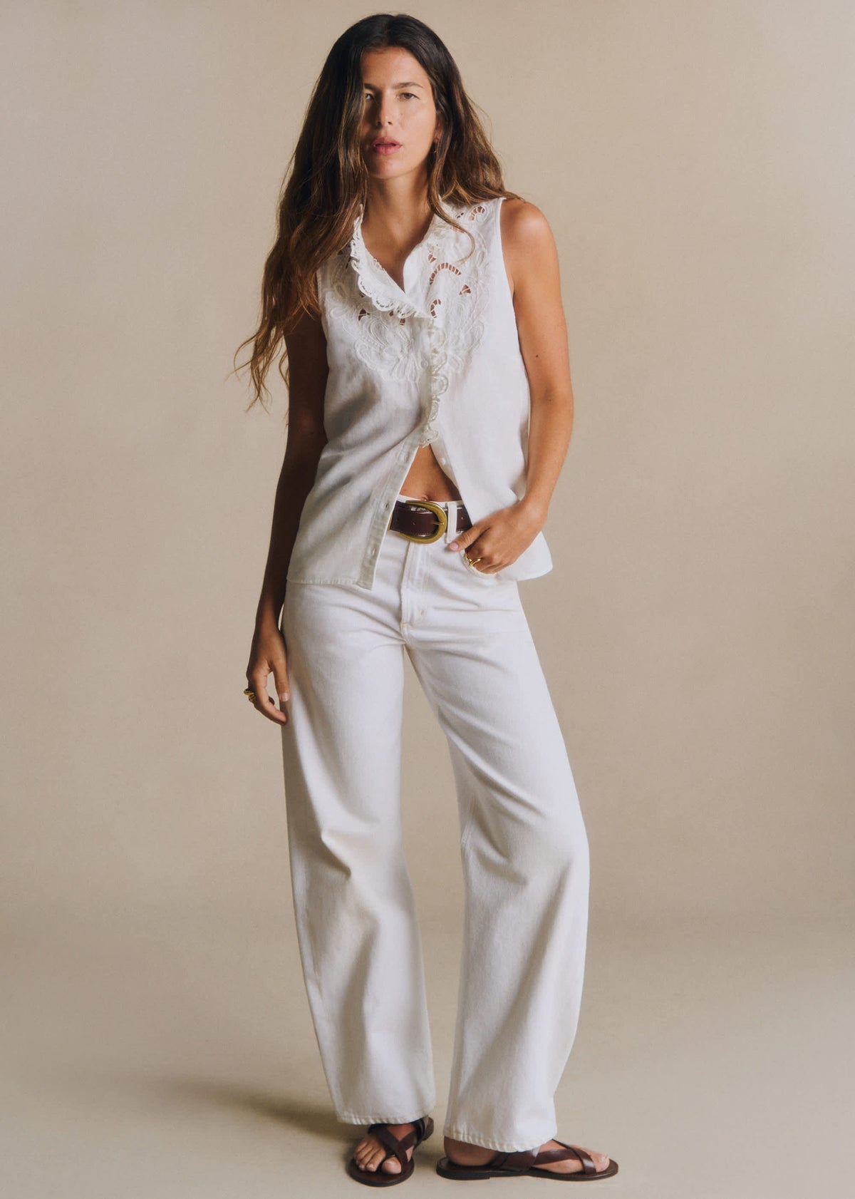 Blouse Sasky - Ecru