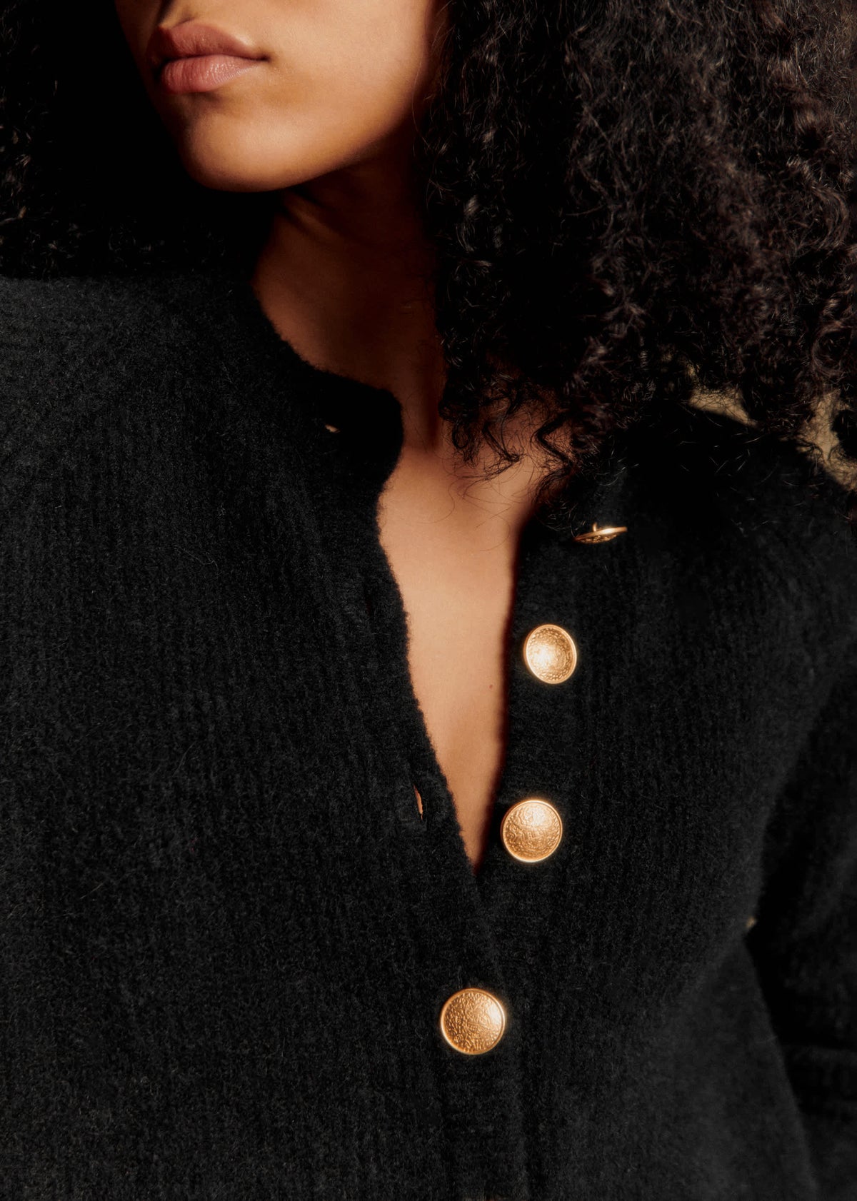 Gilet Othello - Noir / Doré