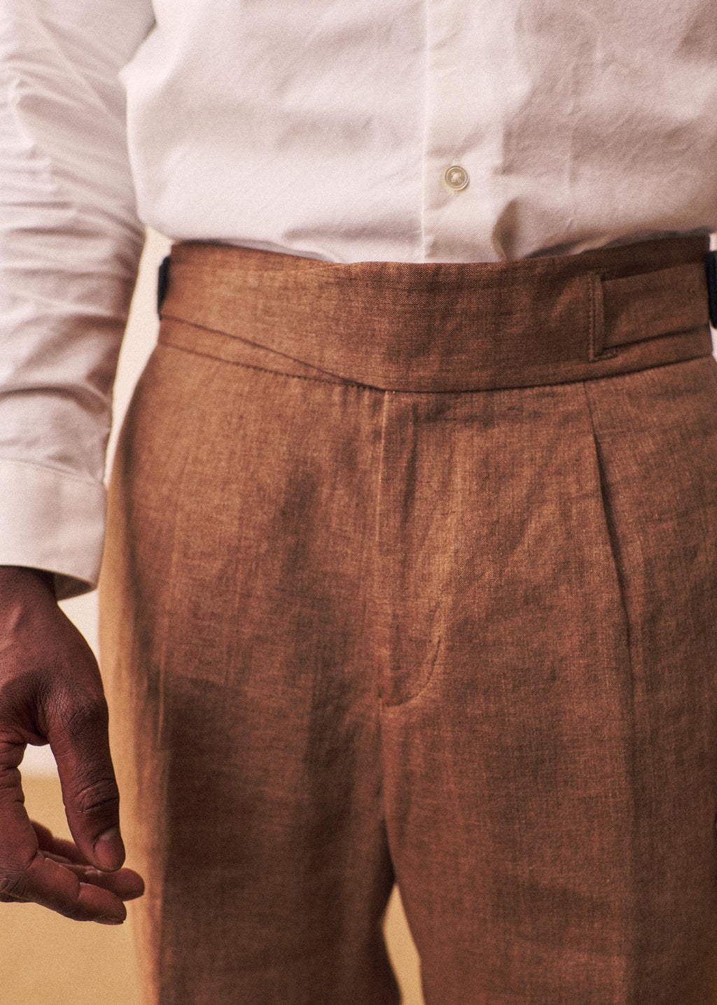 Pantalon Terence - Camel Chiné